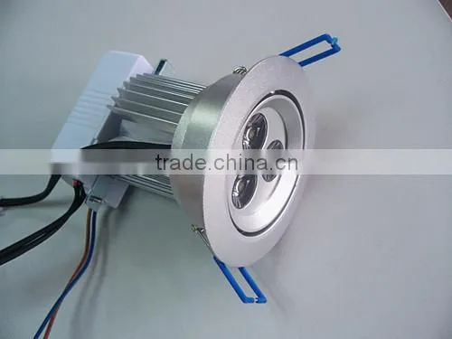 3 years warranty led lighting recessed 3W led downlight for museum or bedroom