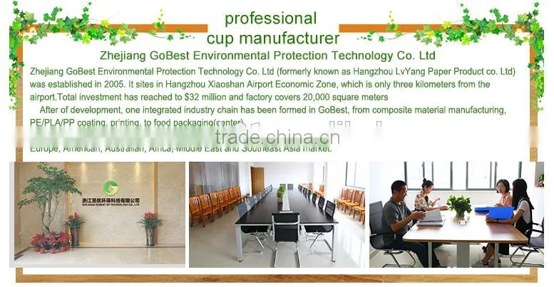GoBest raw materials Food Grade of paper cup