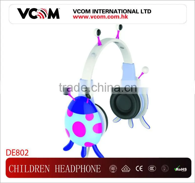 VCOM 6 to 12 Years old Colorful Children Headphones