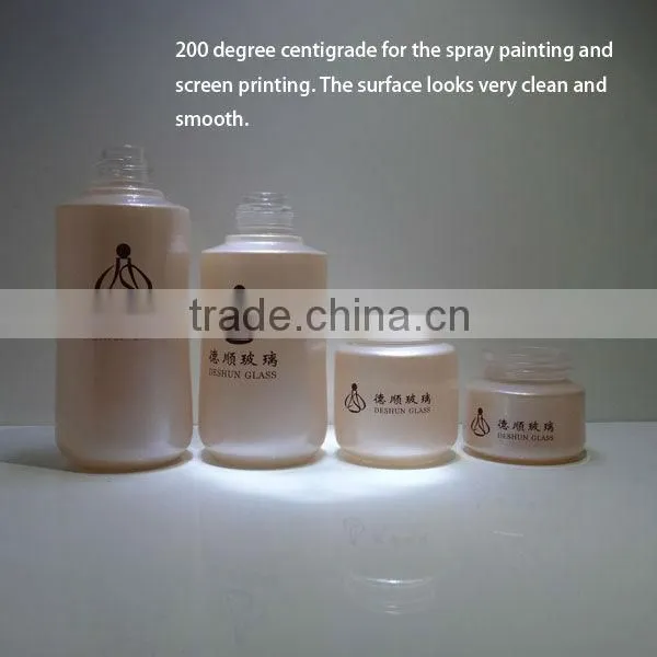 beautiful glass cosmetic bottles