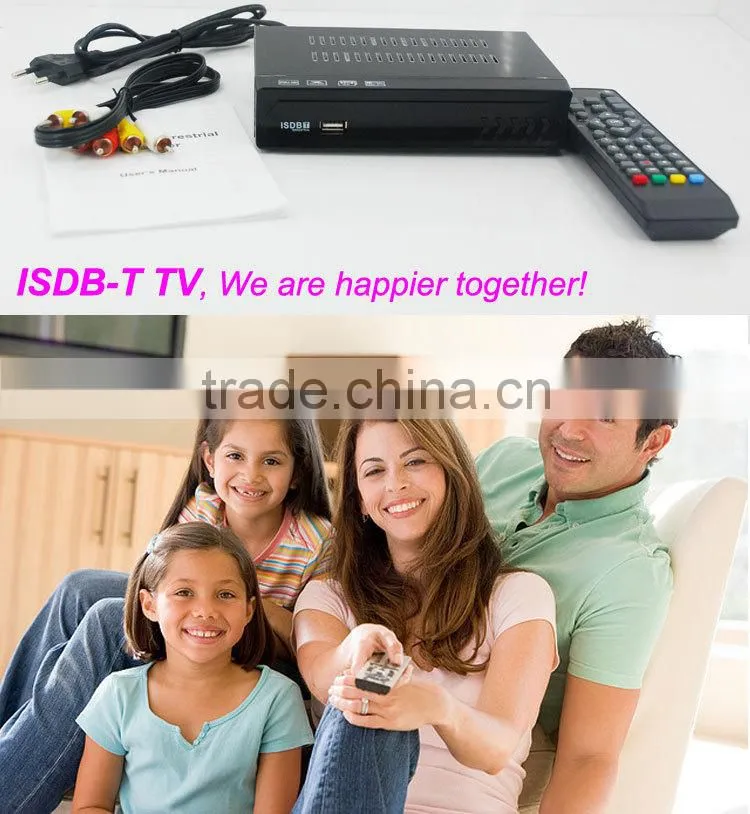 VCAN1047 Home ISDB-T Digital TV Receiver digital tv set top box for Philippines