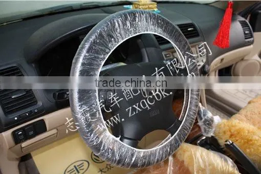 White color LDPE Disposable Car Seat Covers