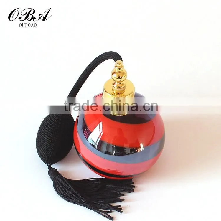 Accept Custom Mouth Blown Colorful Glass Airbags Perfume Bottle 100ml Manufacturers
