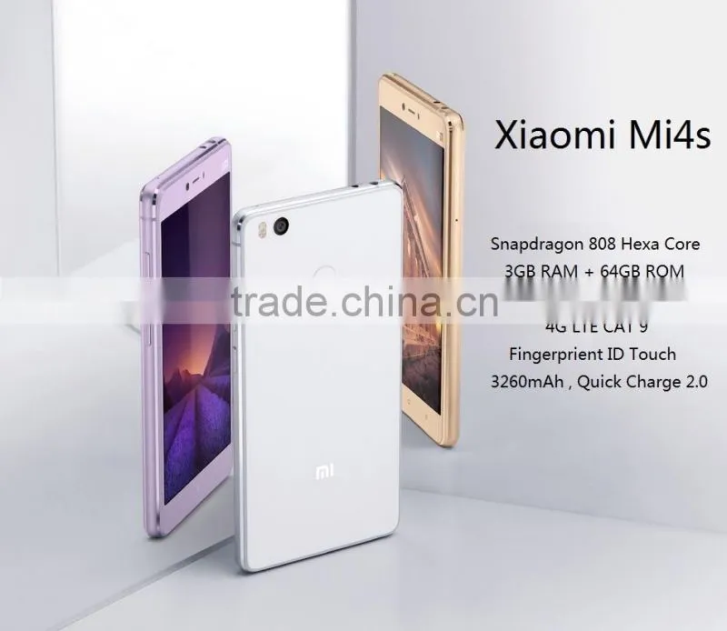 Bulk Stock Mi 4S 2016 Xiaomi 4 S Mobile phone Price List!