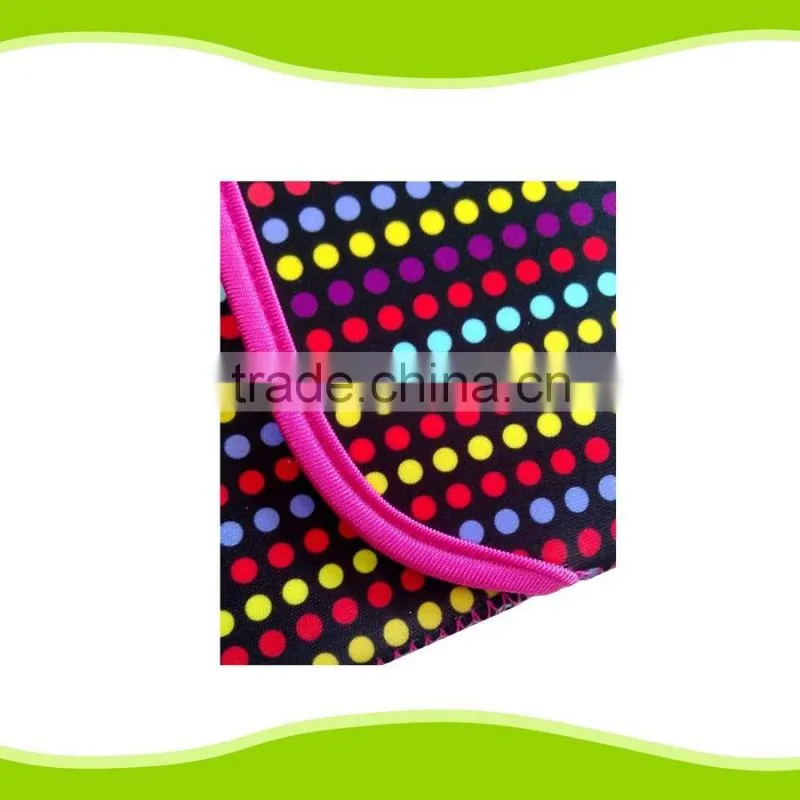 Fancy cute print neoprene tablet bag for ipad