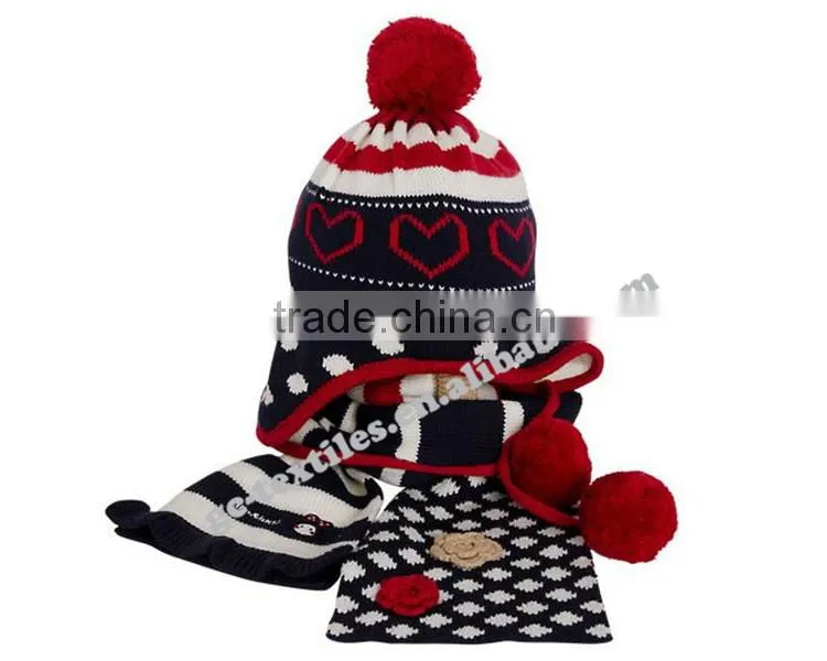 wholesale china manufacture supplier cashmere hot new product for 2015 fashion alibaba uae poncho knit scarf and hat winter set