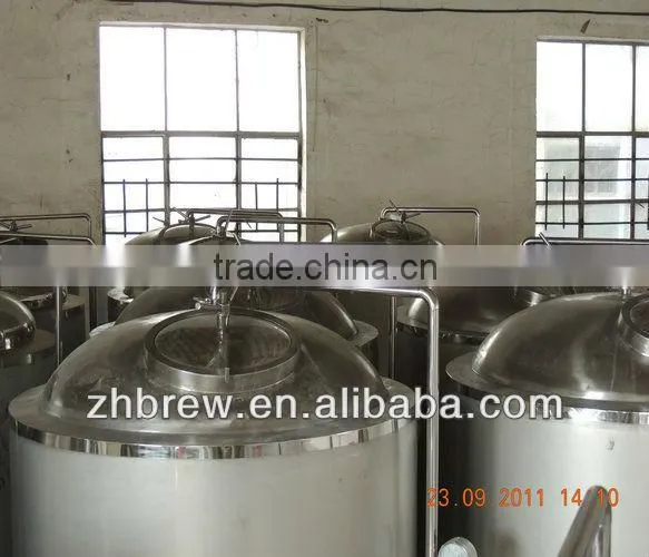 stainless steel conical beer fermentation tanks