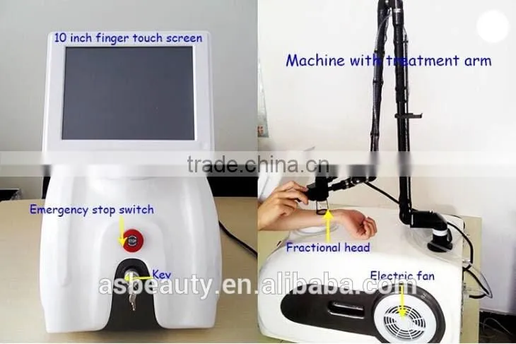 Portable 10600nm CO2 fractional laser equipment for scar removal/handheld co2 laser