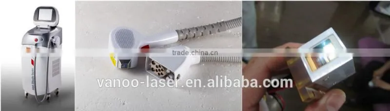 Portable mini Strong Power!!! 808nm Diode Laser Hair Removal Machine With CE Approved / Real Advanced Laser Hair Remover