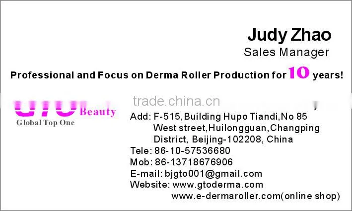 2015 hotsales GTO540 stainless steel derma roller with CE approved