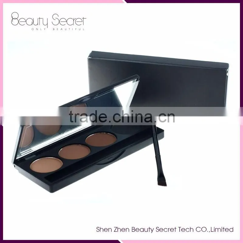 Affordable Private Label Eyebrow Pencils 4 color Eyebrow Palette with eyebrow pencil