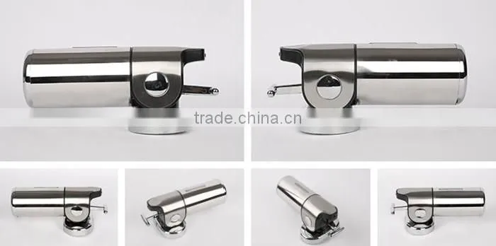Refillable Wall Mounted Stainless Steel Liquid Soap Dispenser