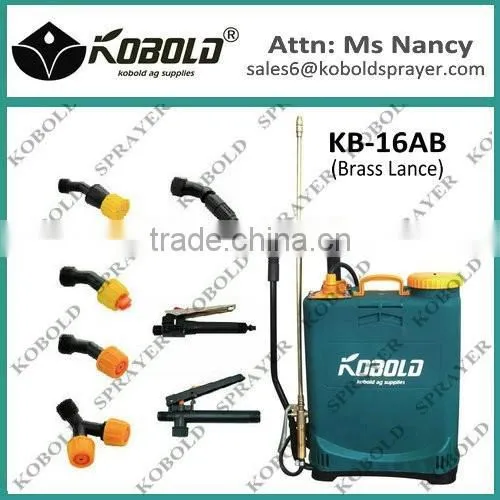 (KB-16AB) India market 16L double pump hand sprayer
