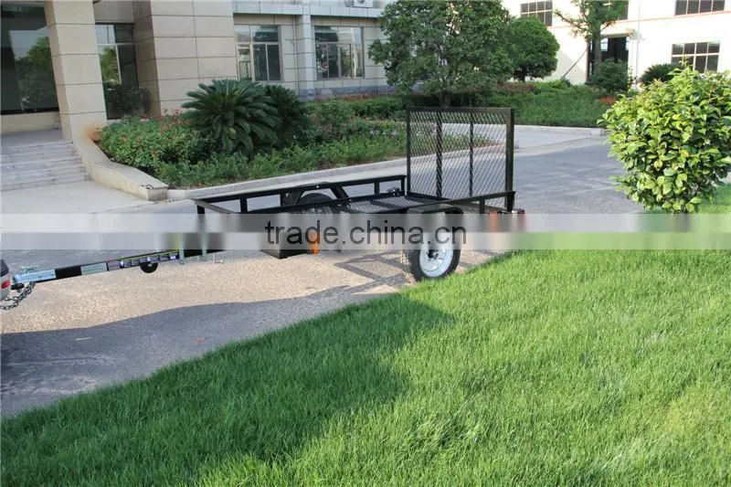 6x4ft Power Coated Landscape ATV Trailers Utility Trailer For Sales