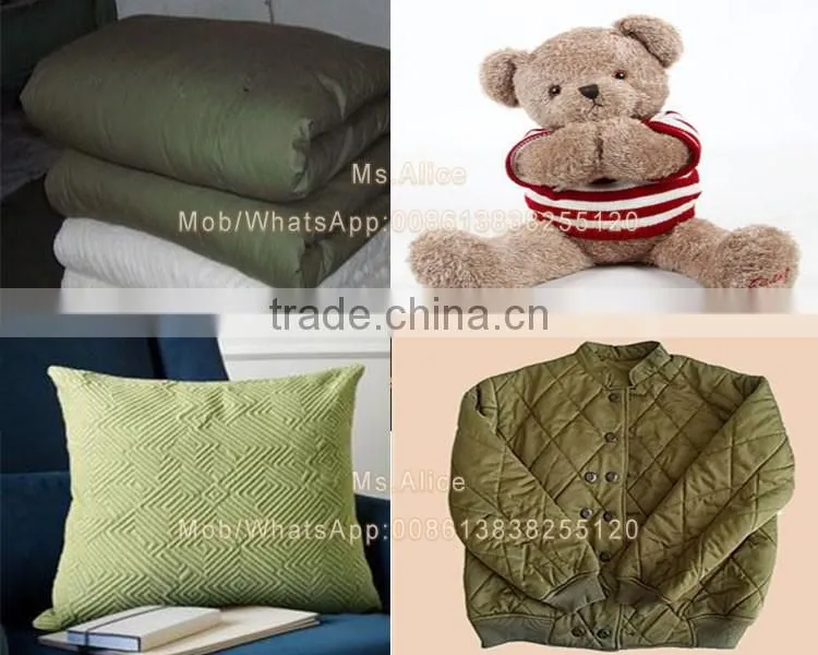 Multi-rollers waste clothing polyester fiber tearing machine