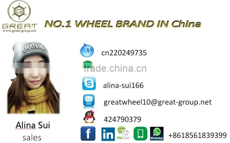 trailer usage 5x114.3 car steel wheels