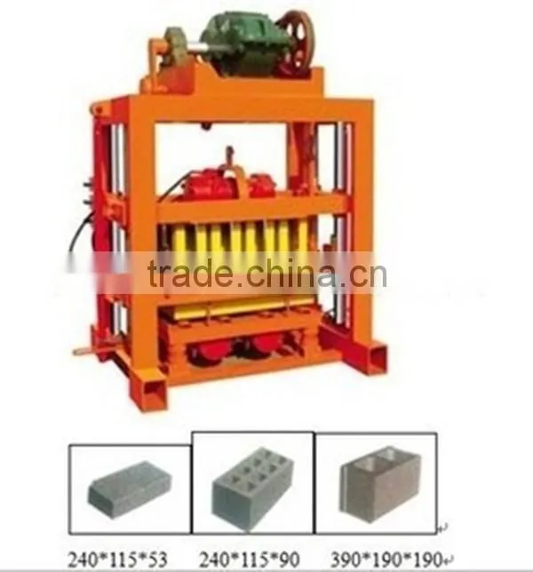 Automatic China Concrete Brick Machine QTJ 4-40 Hollow Block Making Machine