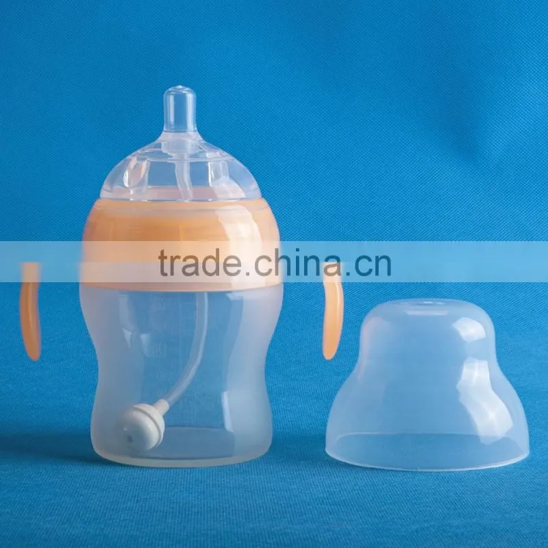 2016 BPA Free Silicone Baby Bottle High Quanlity Nursing Bottle