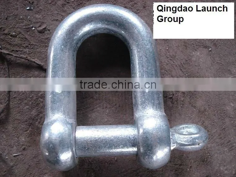 galvanized screw pin lifting shackle
