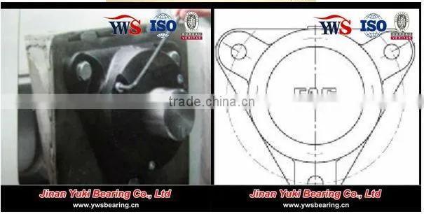Flanged housings adjustable pillow block bearings