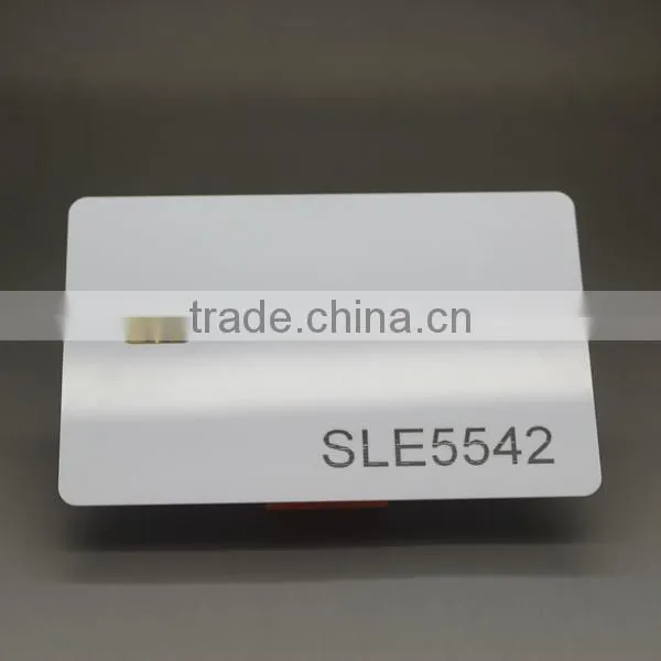 Contact smart card 1K bit 5542 chip Pvc Memory Chip Card