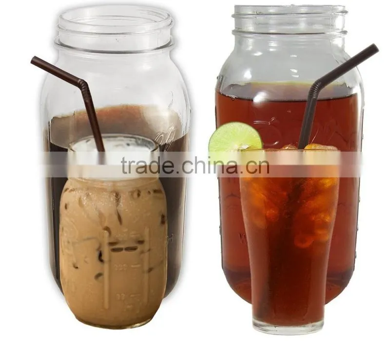 Cold Brew Coffee, Iced Coffee and Iced Tea Maker Infuser, Mason Jar and Stainless Steel Filter