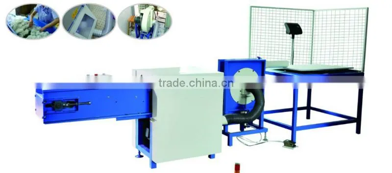 CE Automatic weighing fiber oprning and filling machine