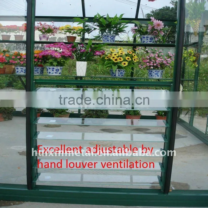 new product strong glass greenhouses for agriculture price HX78127G-1