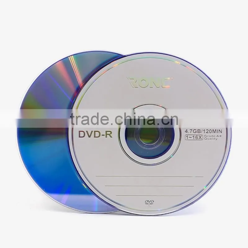 Single Layer Style And Recording Speed Blank DVD-R 16X DVD Discs