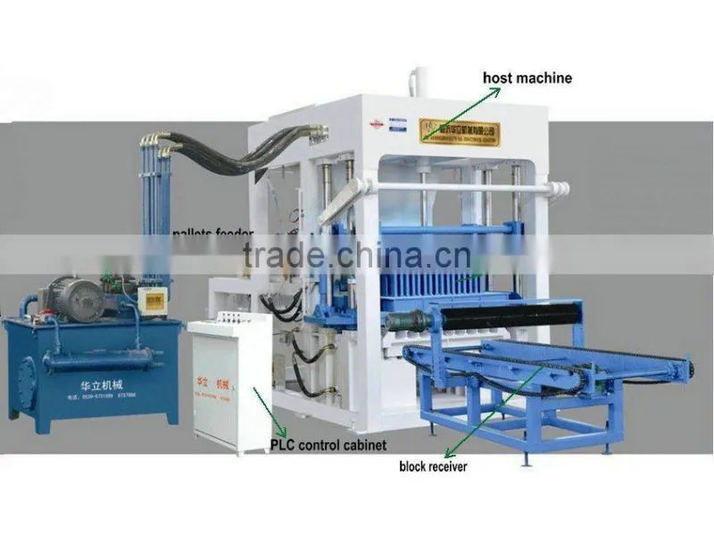 Fully automatic concrete block making machine QT4-15
