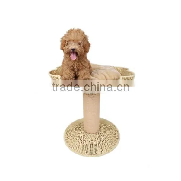 Luxury cat product wholesale wicker hand woven house for cats