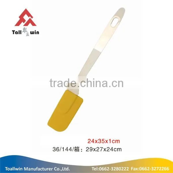 Food grade silicone kitchen utensils/yellow silicone spatula