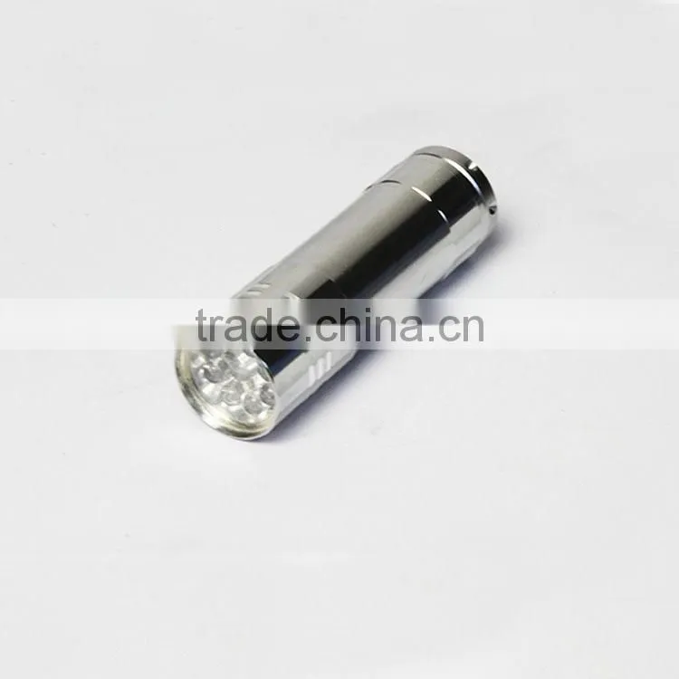 3AAA Battery mini 9 LED led flashlight cheap flashlight