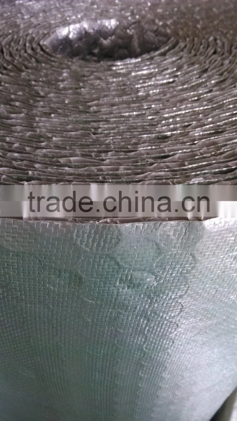 Reflective attic aluminum foil Heat Insulation aluminum laminated bubble material