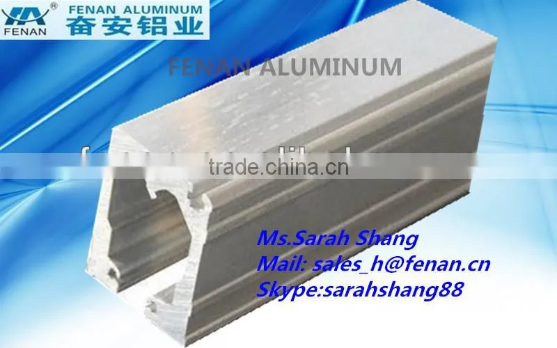 Top quality aluminum extruded profiles tube for decoration