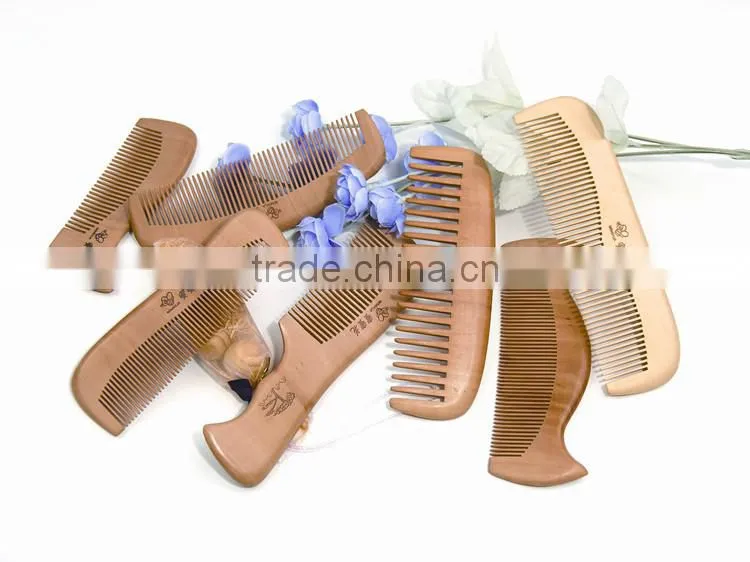 100% Nature Nanmu Wooden Combs 13.7*4.5