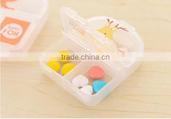 Q1097 Creative home fashion plastic pill box
