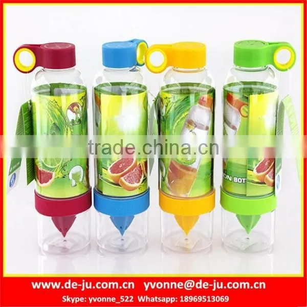 Cartoon Silkscreen Frosted Plastic Bottle