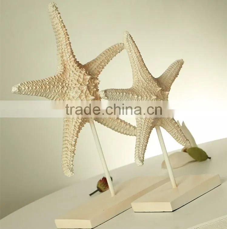 Custom home decor art artificial starfish statue