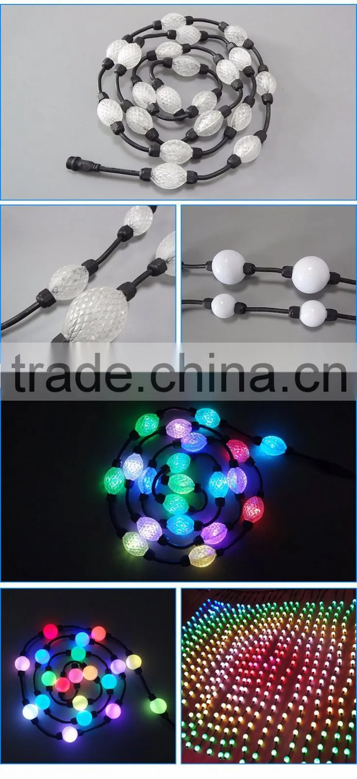 Outdoor IP68 Christmas Holiday Decoration RGB light/Illuminated RGB decoration light/Full color 3535 RGB light
