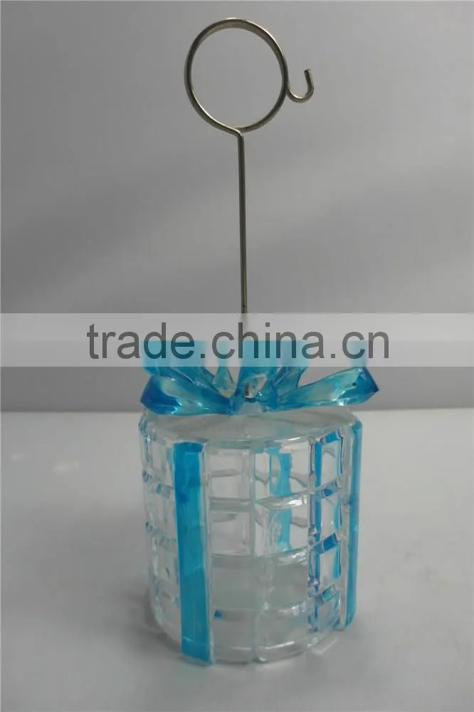 new style acrylic plastic LED glitter light colourful gift box decor