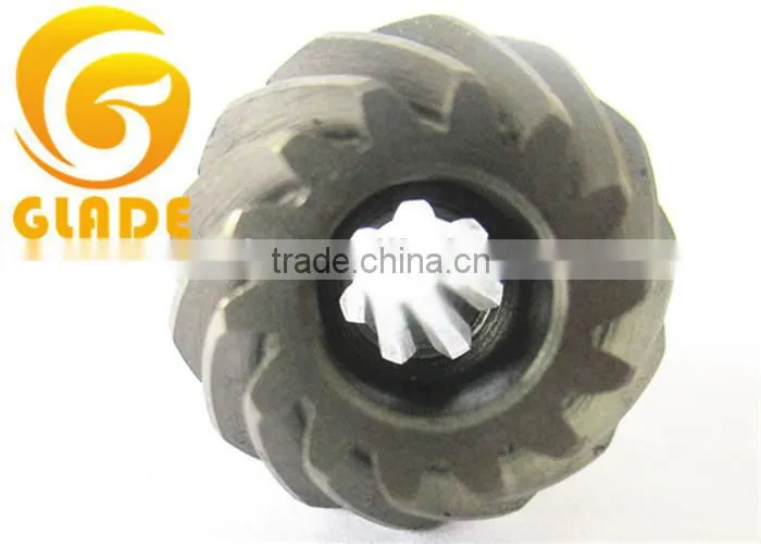 26mm Grass trimmer spare parts 20crmo pinion within brush cutter gear box for gardening tools Grass Cutter