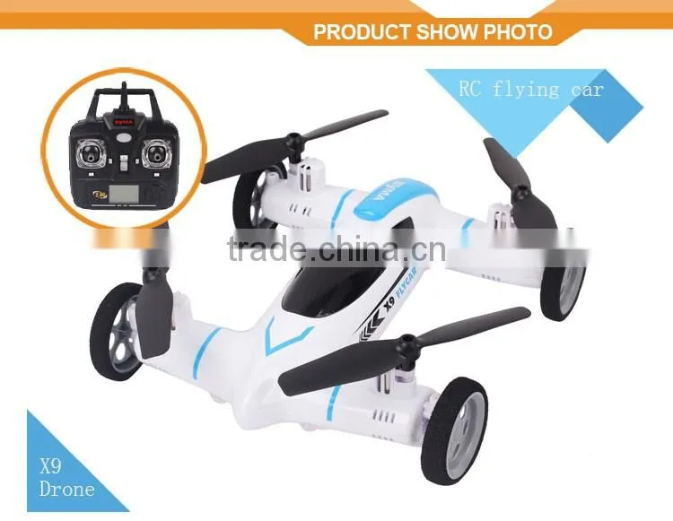 Novelty Products Chinese 2.4G RC Drone Syma X9 Flying Car Mini Dron