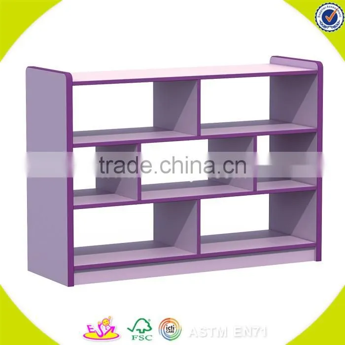 wholesale top quality wooden kids bookshelf great household wooden kids bookshelf hot toddler wooden kids bookshelf W08D044