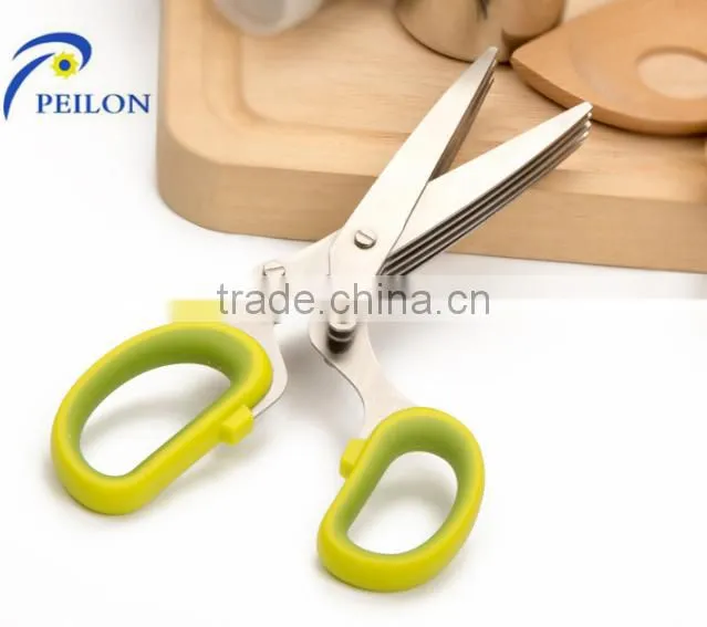 Chopped Green Onion Scissors Stainless Steel Meat Cutting Scissors