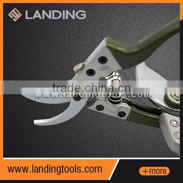 603001 210mm Chrome plated and heat treated SK5 blade head Garden tool pruner with silver sprayed handle