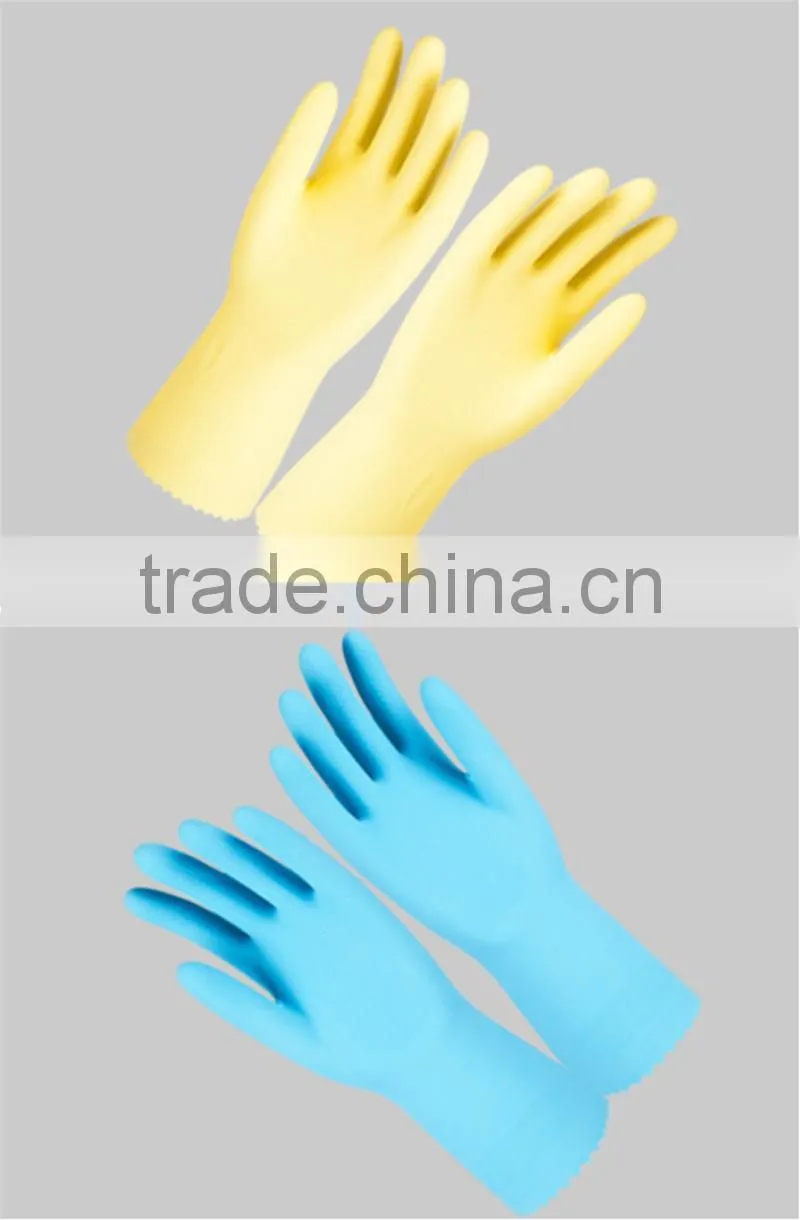 High quality household fancy cheap cleaning gloves latex washing gloves
