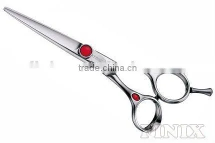 Fashion Design Screw with Gem & 3D-Grip Hairdresser Thinning Scissors
