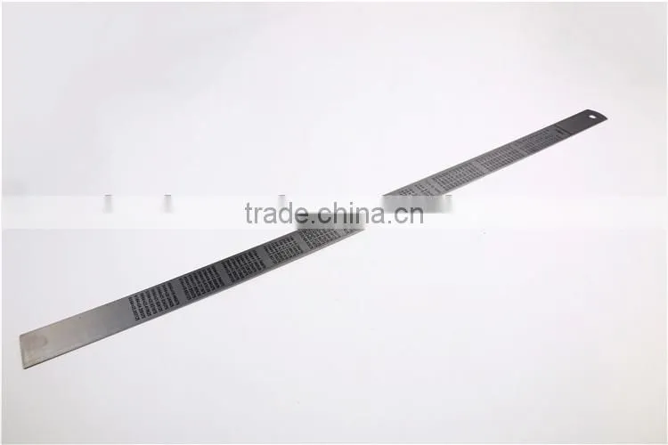Professional matt stainless steel ruler with good price made in china