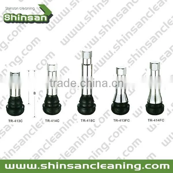 tyre valve with chrome sleeve,metal valve stems